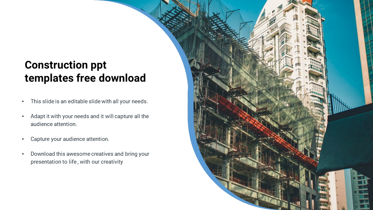 Free - Construction PPT Templates and Google Slides Free Download